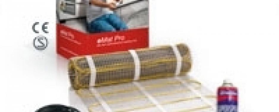 underfloor heating, heating mat, concrete floor, timber floor, elements heating, electric heating, electric underfloor heating, emat pro, electric cable heating