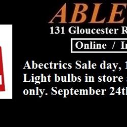 Ablectrics electrical wholesale, ablectrics lighting sale, bristol lighting, lighting shops in bristol, indoor lighting, exterior lighting, led lighting