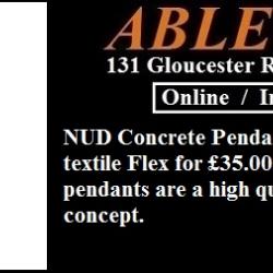 Nud collection, concrete pendant set, nud concrete pendant, NUD branded concrete pendants, NUD Base lamp holder, modern and contemporary