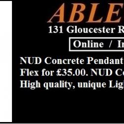 Nud collection, concrete pendant set, nud concrete pendant, NUD branded concrete pendants, NUD Base lamp holder, modern and contemporary
