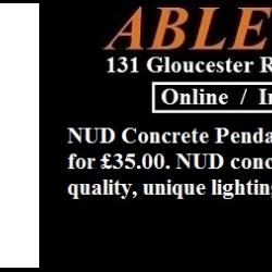 Nud collection, concrete pendant set, nud concrete pendant, NUD branded concrete pendants, NUD Base lamp holder, modern and contemporary