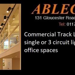 track lighting, retail lighting, commercial track, 3 circuit track, office lighting, shop lighting, gallery lighting, 