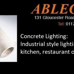 concrete lights, industrial lights, artisan lighting, industrial pendant, industrial wall lights, industrial downlights, retro lighting