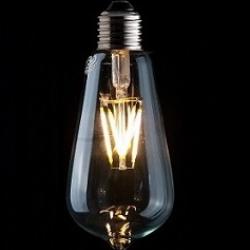 vintage lighting, vintage led, led squirrel cage, led lighting, 